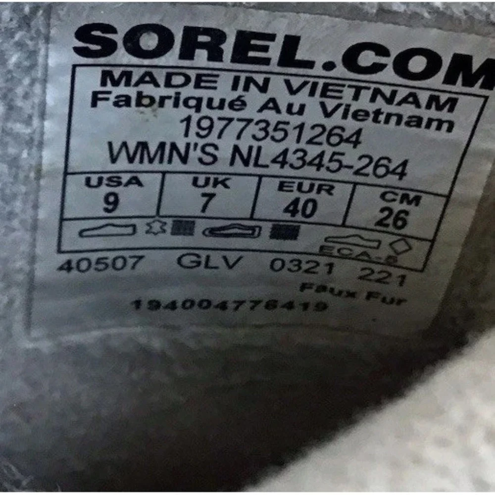 Sorel Womens Size 9 Harlow Lace Cozy Beige Casual Winter Boots NL4345-264